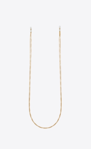 YSL Glasses Chain Cord In Metal Gold | JTIHL8125