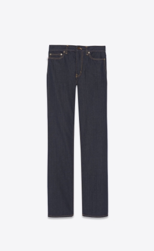 YSL Janice Jeans In Deep Blue Denim Deep Blue Rinse | ECXZN3856