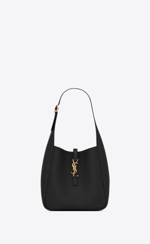 YSL Le 5 À 7 Soft Small In Smooth Leather Black | AOQPJ8369