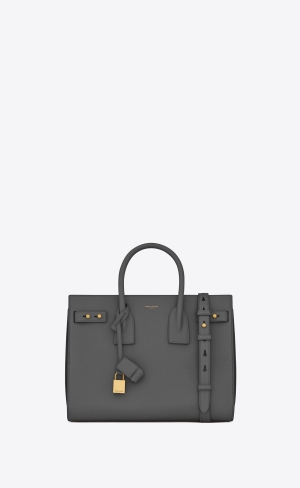 YSL Sac De Jour Supple Small In Grained Leather Storm | HQNWO4257