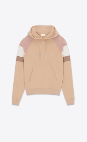 YSL Saint Laurent Hoodie Nude Et Rose Givre | ERIQU0867