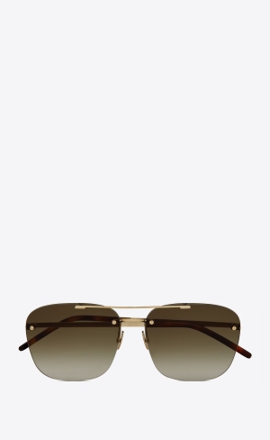 YSL Sl 309 Rimless Light Gold | CLPFH0914