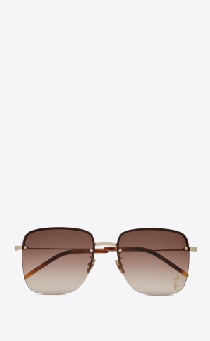 YSL Sl 312 M Light Gold And Gradient Brown | QRJES3819