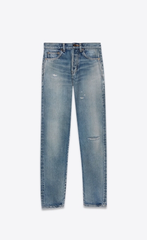 YSL Slim-fit Jeans In Santa Monica Blue Denim Santa Monica Blue | RUIVY8267