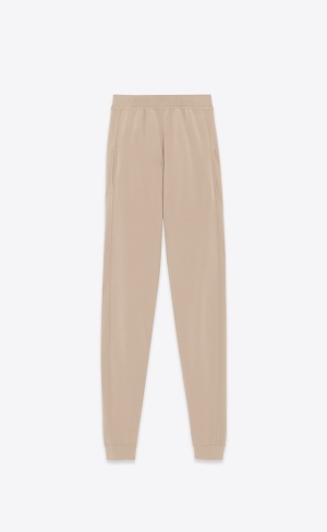 YSL Sweatpants In Wool Beige Fonce | USGKD0624